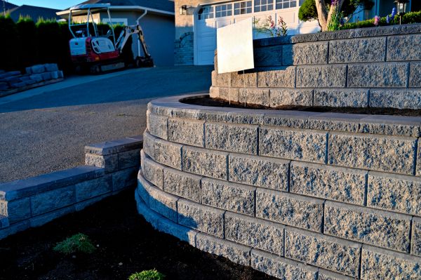 Stone Retaining Wall Repair in Heber City