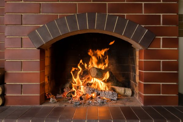 Brick Fireplace Installation in Heber City