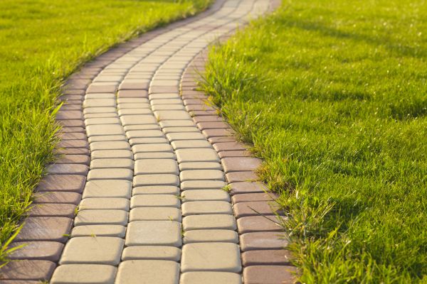 Sidewalk Brick Repair in Heber City