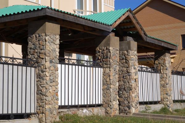 Stone Column Installation in Heber City